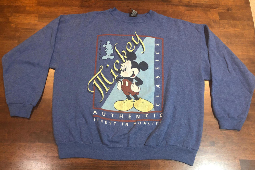 Vintage 90s Mickey Unlimited Jerry Leigh Classic Mickey Mouse Sweatshirt XL USA